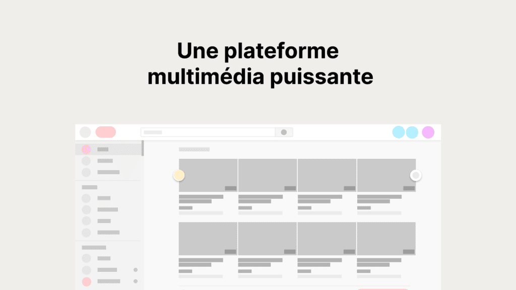 Une plateforme multimédia puissante